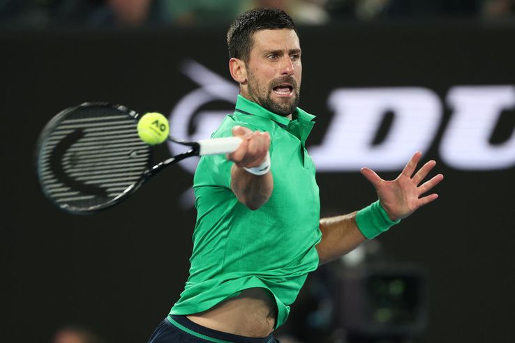 Novak Djokovic - Jannik Sinner, second semi-final at the Australian Open/Photo: Getty Images