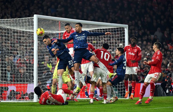Nottingham - Arsenal, in stage #22 of the Premier League // PHOTO: Getty Images