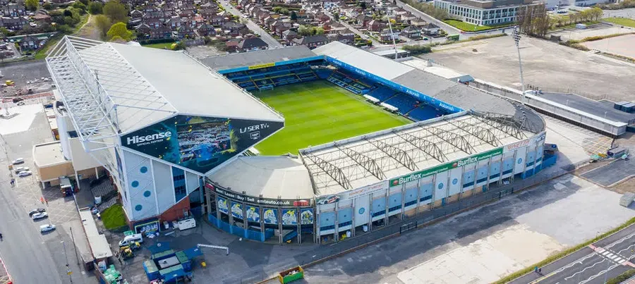 Elland Road, Leeds Stadium, currently / photo: Leeds United An iconic Premier League stadium is being renovated » £150 million investment