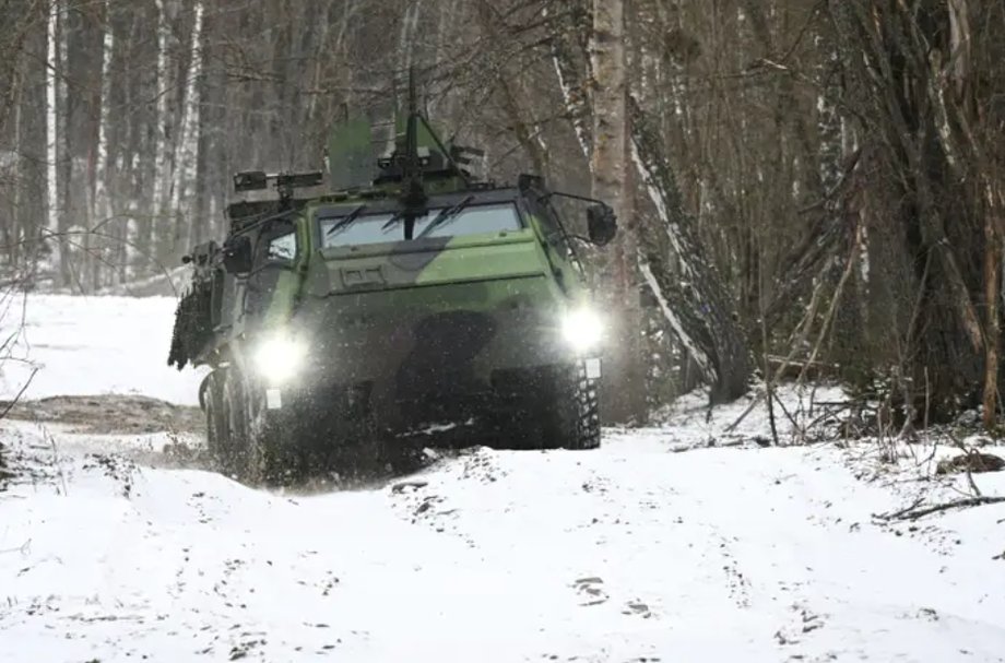 The CAVS 6x6 vehicle is designed to overcome both snow-covered and swampy areas