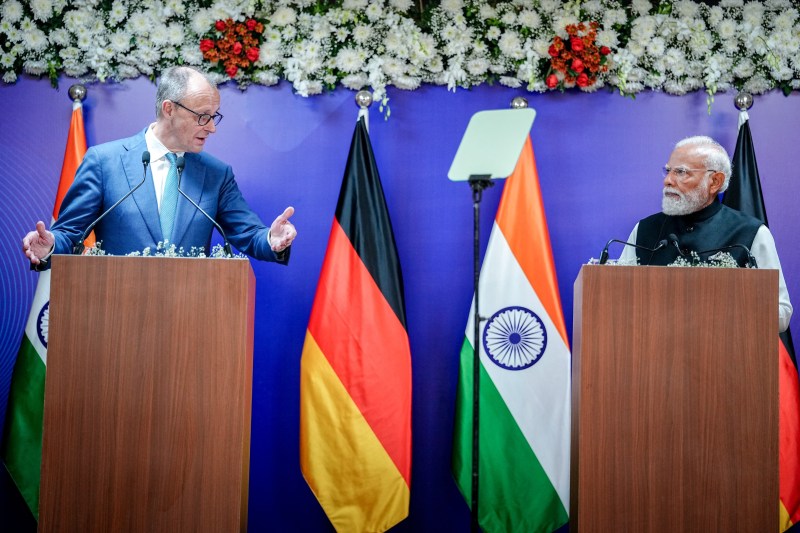 Chancellor Merz went to India and hinted that another big economic announcement could be made this month