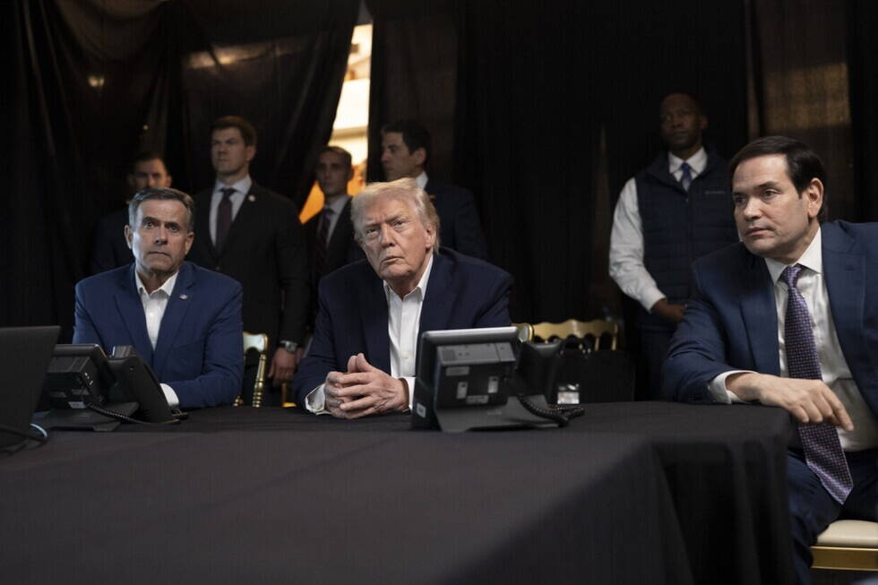 CIA Director John Ratcliffe, Donald Trump and Marco Rubio