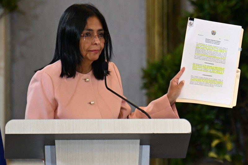 Vice President of Venezuela, public appearance in which she contradicts Trump / What the 