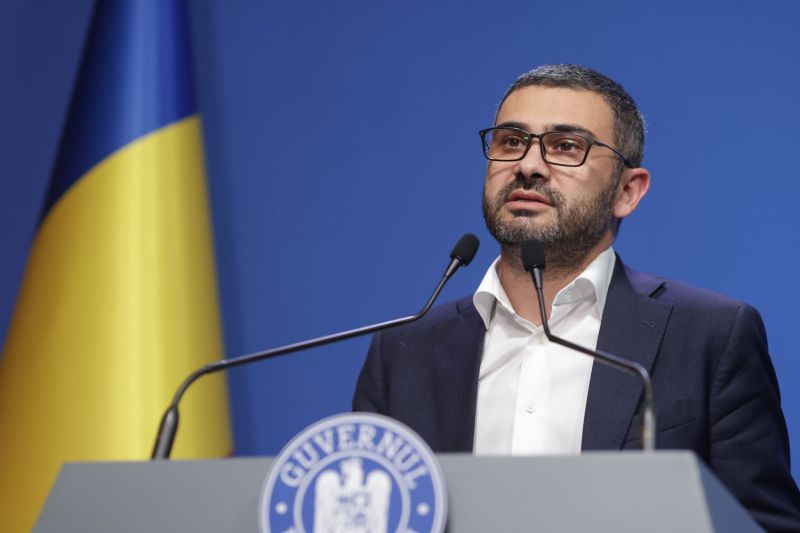 Florin Manole, Minister of Labour. Inquam Photos / George Calin
