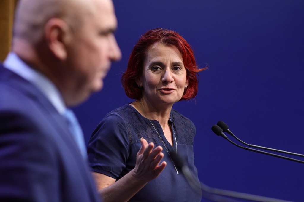 Government spokesperson, Ioana Dogioiu. Photo: Inquam Photos / Octav Ganea