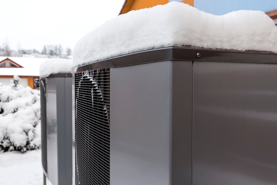 Heat pump in winter
