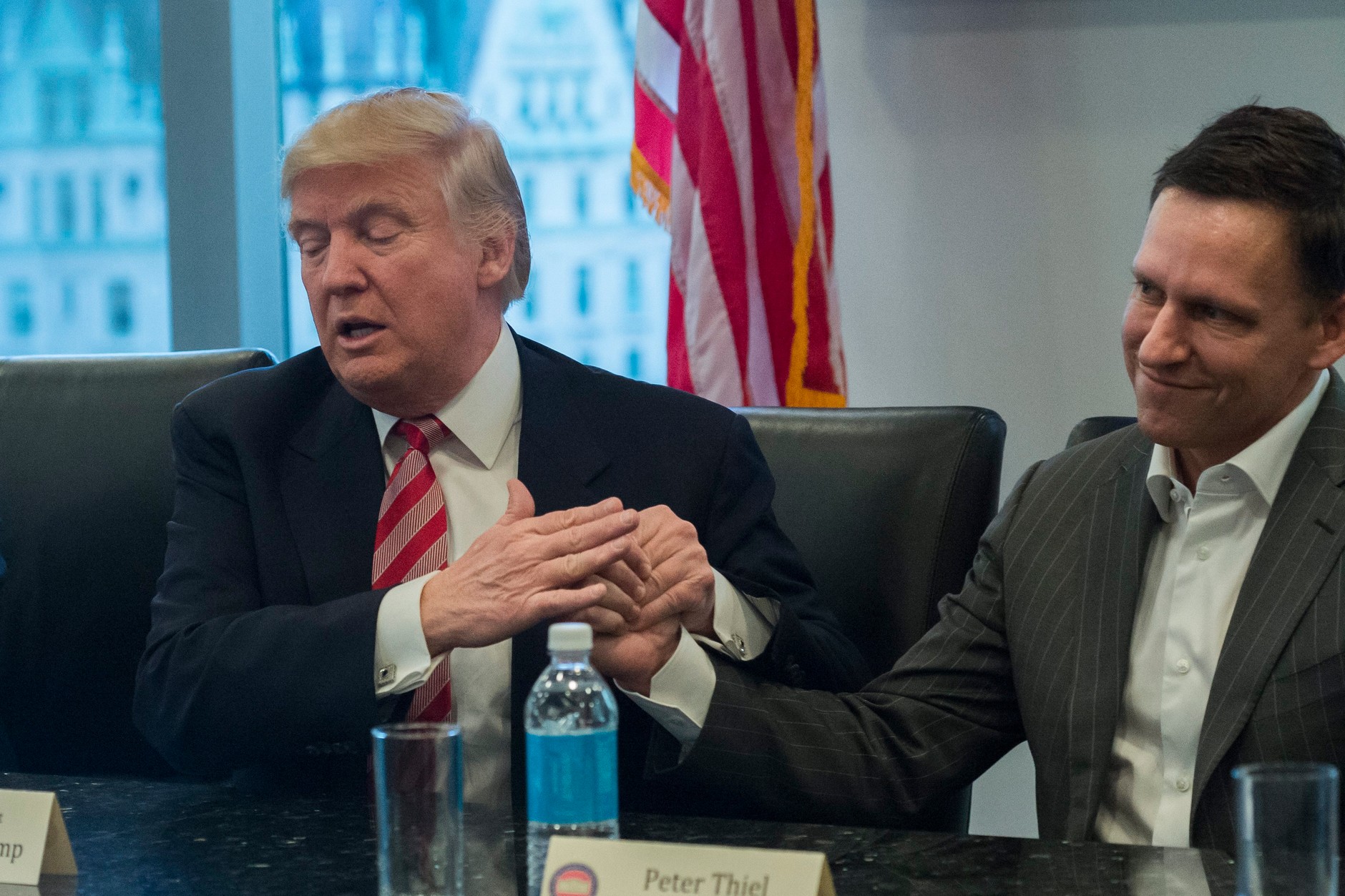 Donald Trump and Peter Thiel