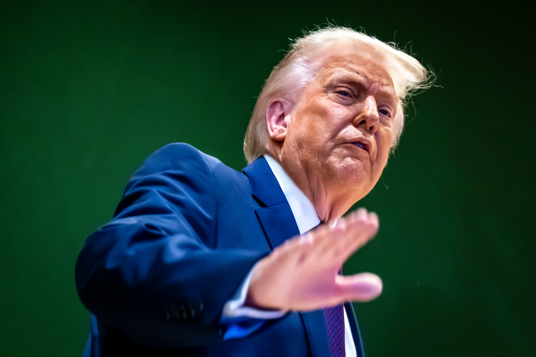 US President Donald Trump at the World Economic Forum in Davos, Switzerland, January 22, 2026.