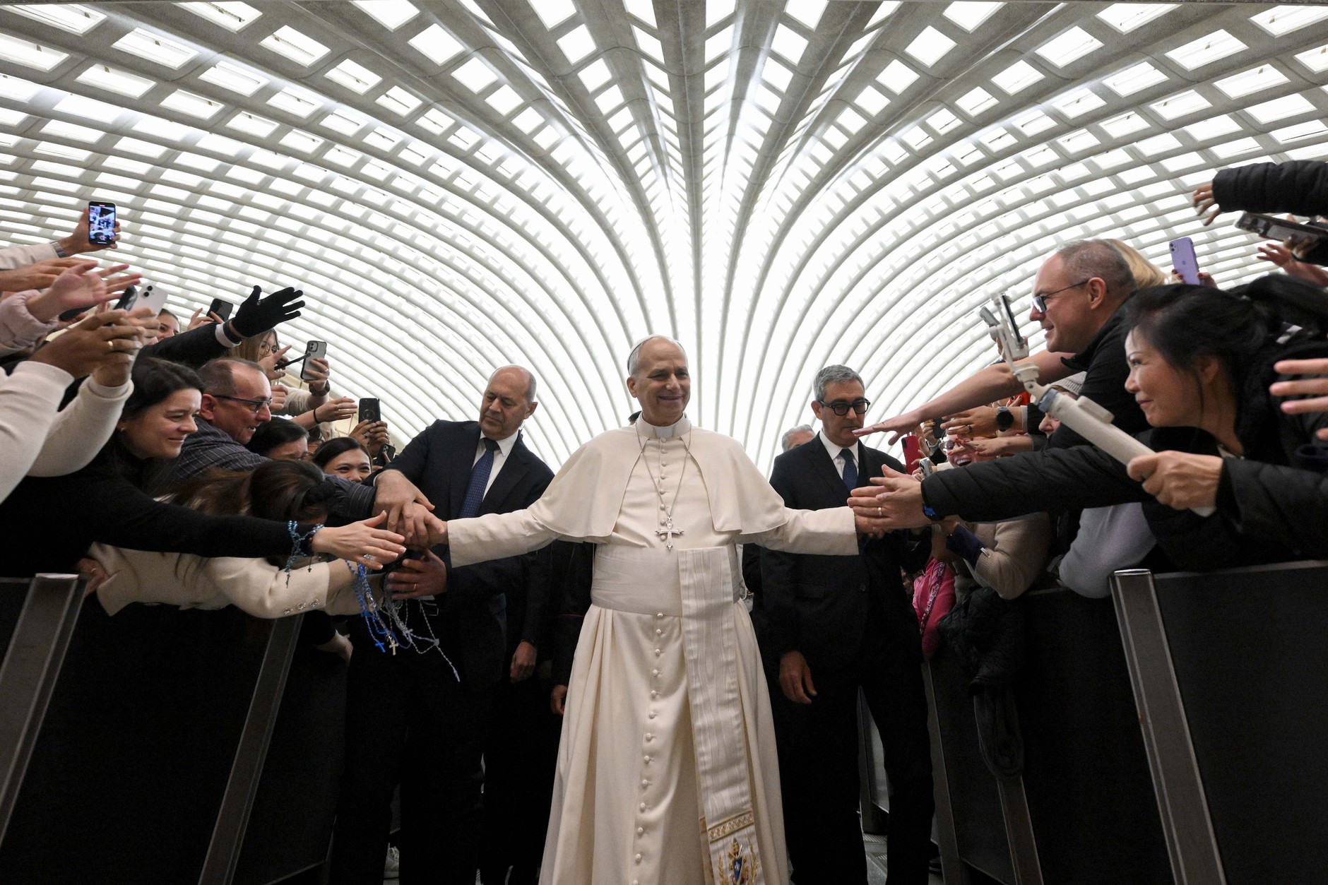 Pope Leo XIV in the Vatican, January 7, 2026. 
