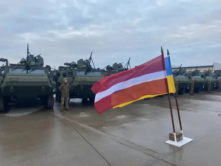 Latvia delivered 21 of the promised Patria 6x6 vehicles to Ukraine in November.