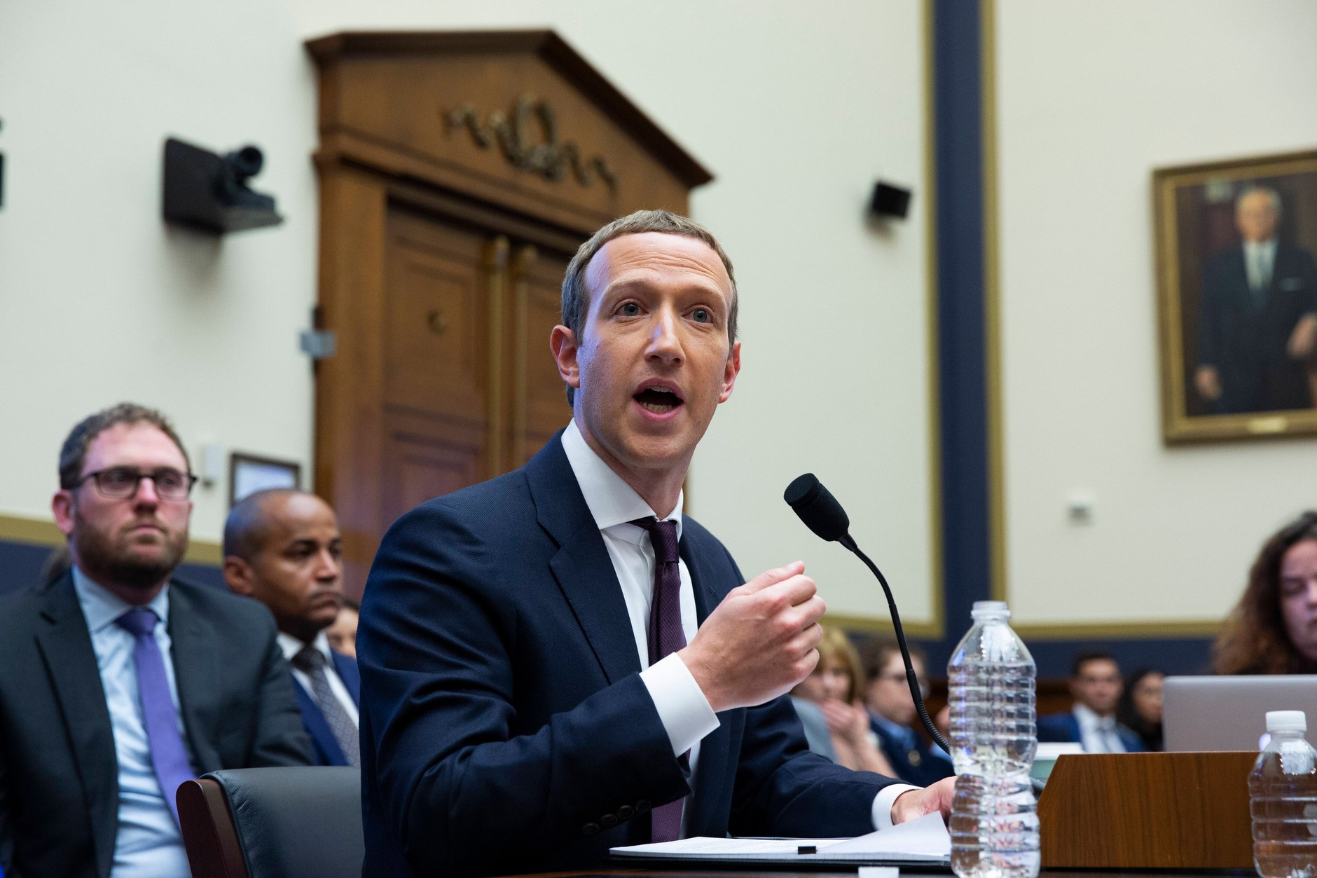Facebook Chairman and CEO Mark Zuckerberg testifies in the House of Representatives