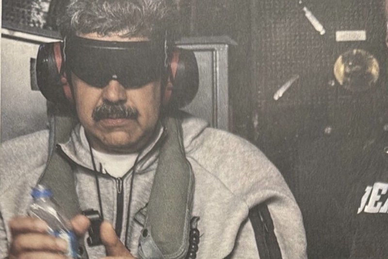 Two drunken Venezuelan peasants were arrested for celebrating Maduro's capture