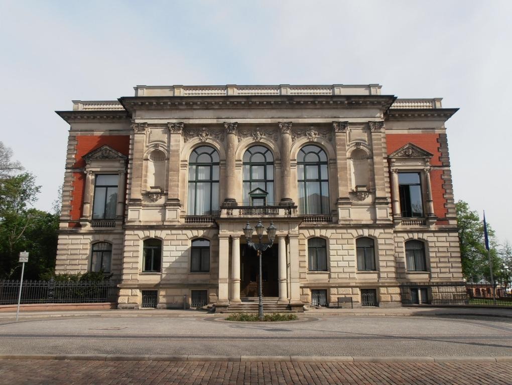 Fuerstenwall Palace in Magdeburg, seat of the Prime Minister of Saxony-Anhalt