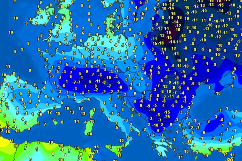 MAP How was the weather in the first hours of 2026. The huge difference between the coldest and the warmest January 1 in Romania