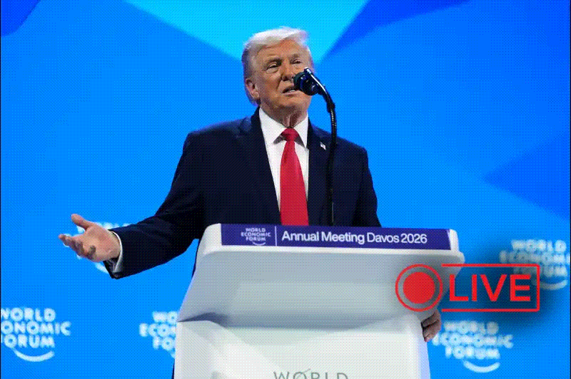Donald Trump speaks at the forum in Davos, January 21, 2026. Photo: Evan Vucci / AP / Profimedia