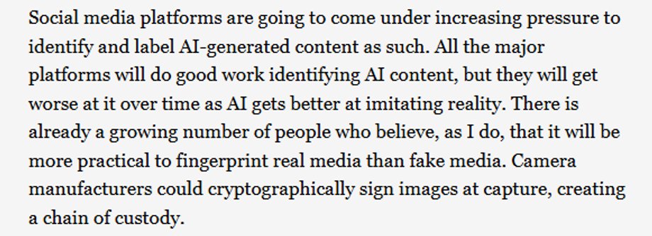 Instagram CEO Adam Mosseri on the need for tagging "real" multimedia.