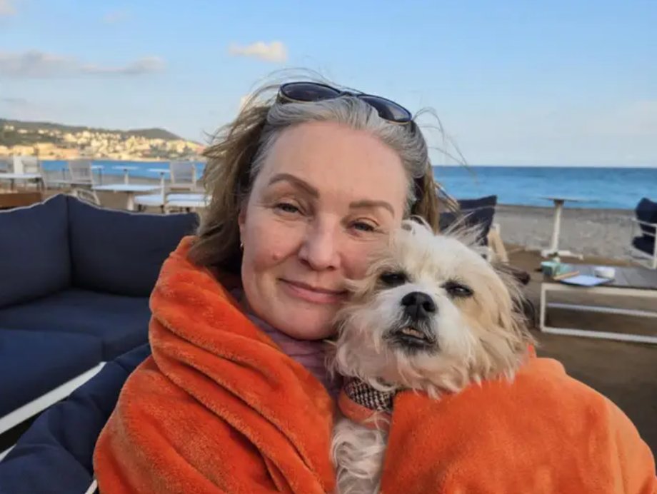 Lynch and Enzo in Nice, France