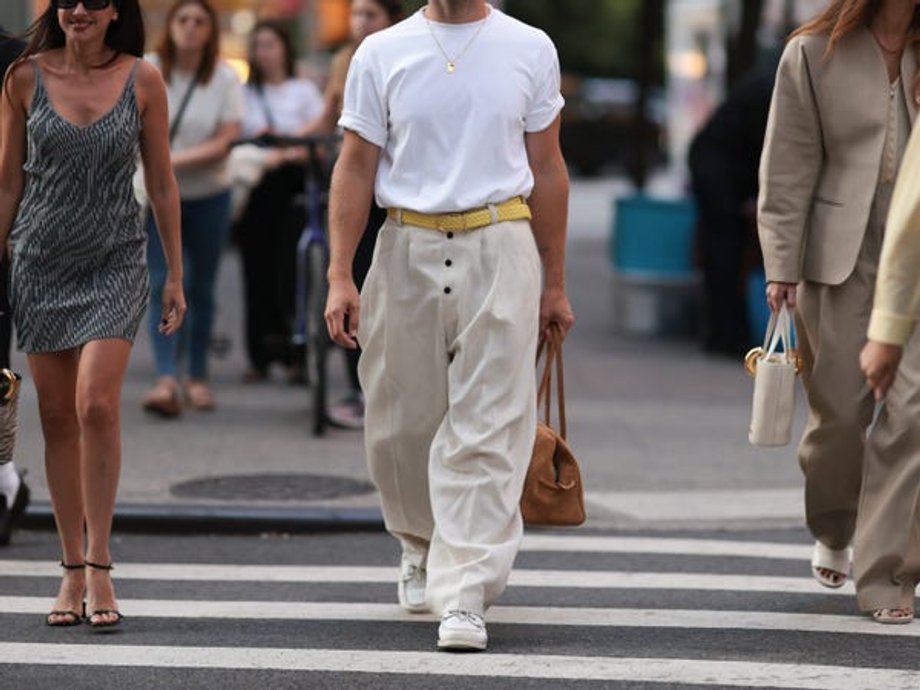 Wide trousers are gaining popularity as Generation Z moves away from the skinny jeans that were fashionable among millennials.