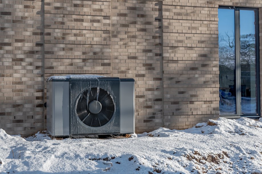 Heat pump in winter