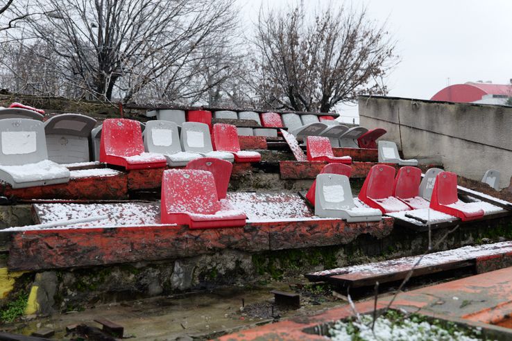 Many of the seats in the old arena no longer exist. Photo: Andrei Furnigă, GSP