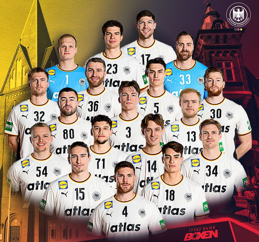 The German national team trained by Icelander Alfred Gislason. Photo: Instagram Euro 2026 starts today » The huge amount that the future European champion in men's handball will collect