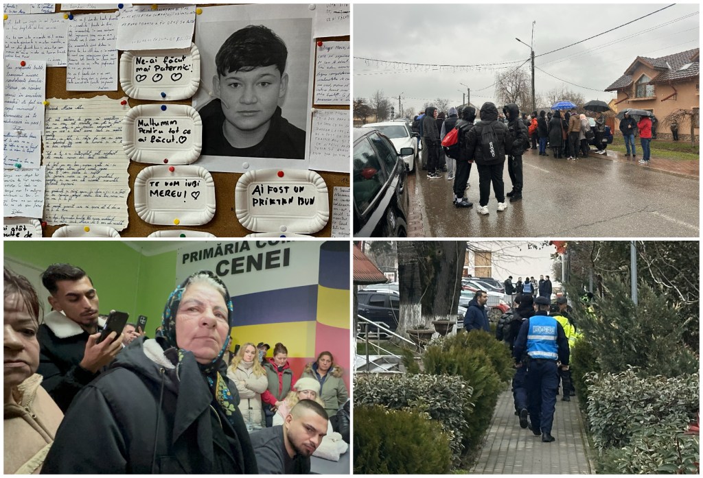 Images from Cenei, Timiș County, where Mario, a 15-year-old boy, was brutally murdered by 3 other teenagers