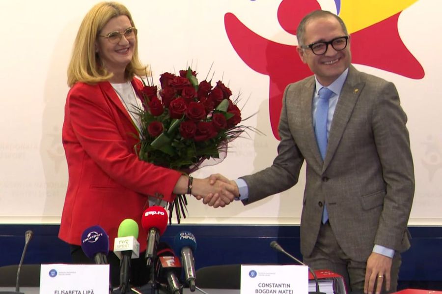 Constantin-Bogdan Matei, with Elisabeta Lipă at the ANS headquarters Surprise of proportions at ANS! Who will lead Romanian sport?
