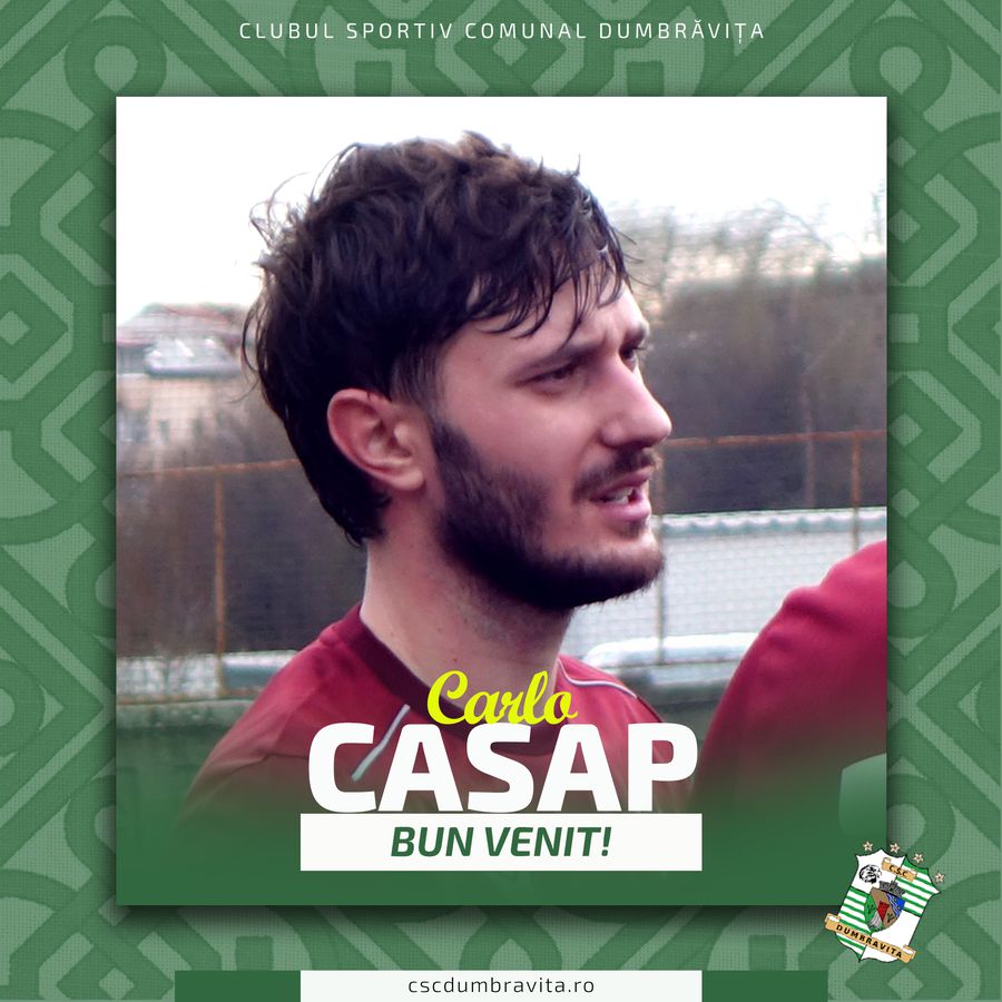 What decay! Carlo Casap, double champion of Romania, was introduced to the new team: 