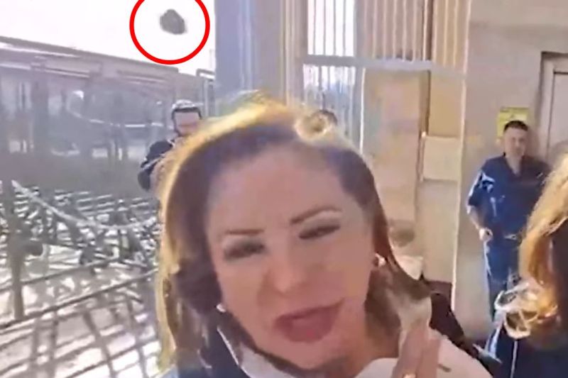 VIDEO The moment a Honduran MP is hit by an explosive, live, during an interview