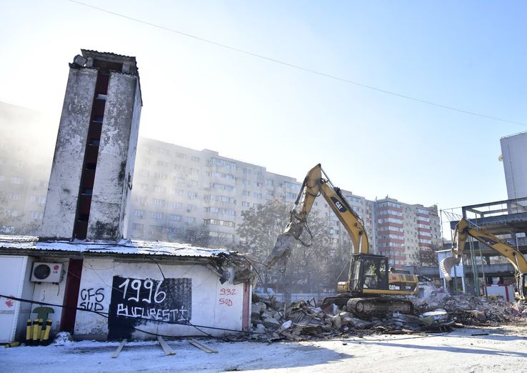 Demolition of the Dinamo stadium, images by Cristi Preda (GSP)