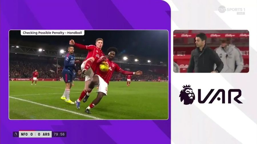 Mikel Arteta accuses the referee: