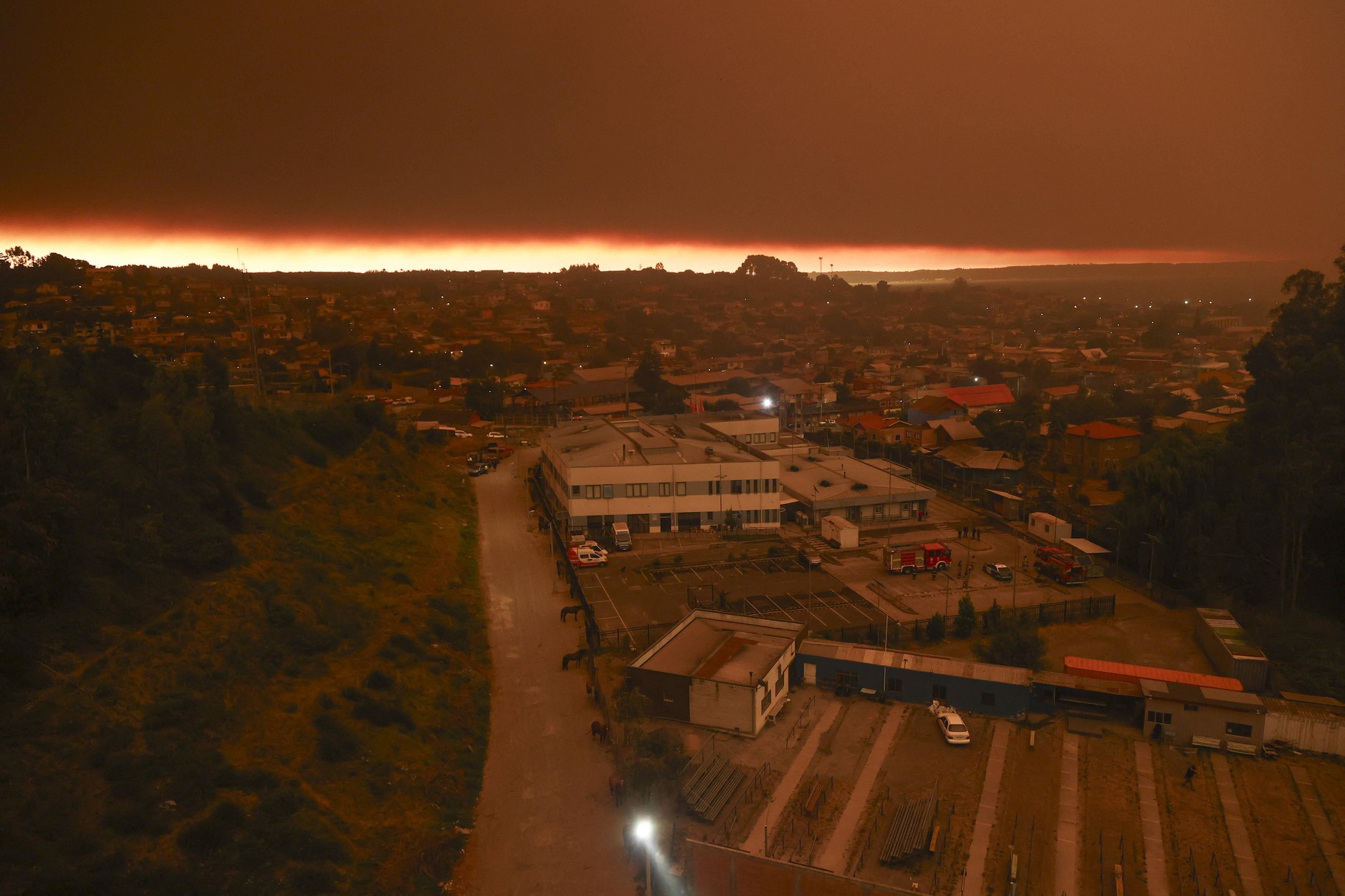 Fire in Chile