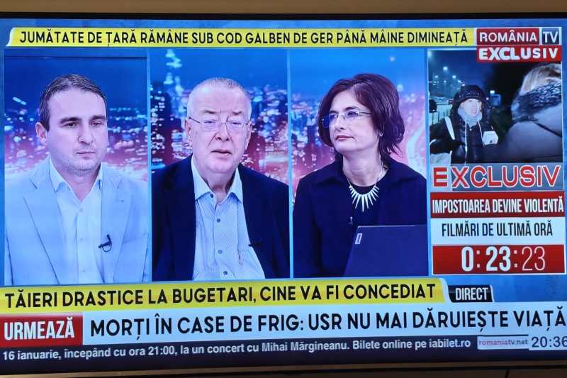 Emilia Șercan is suing Romania TV, again. 