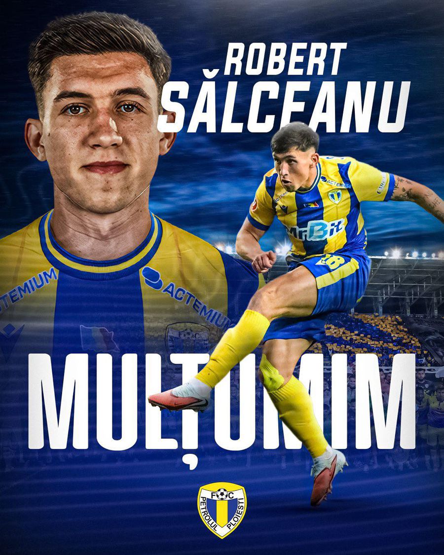 The transfer of Robert Sălceanu has been made official: 