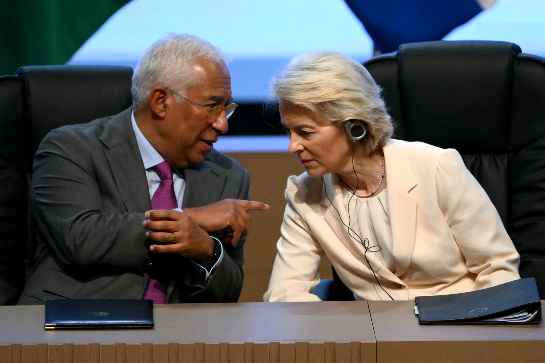 President of the European Council Antonio Costa and President of the European Commission Ursula von der Leyen in Asuncion, Paraguay, 17 January 2026.