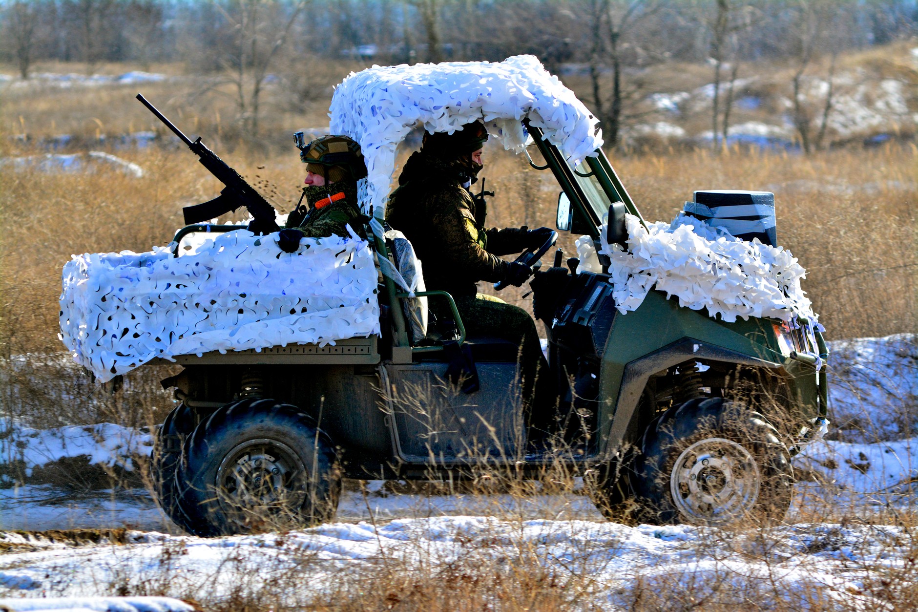 Military exercises conducted by an engineering unit of the Russian Southern Military District in Rostov-on-Don, Russia, January 19, 2026.
