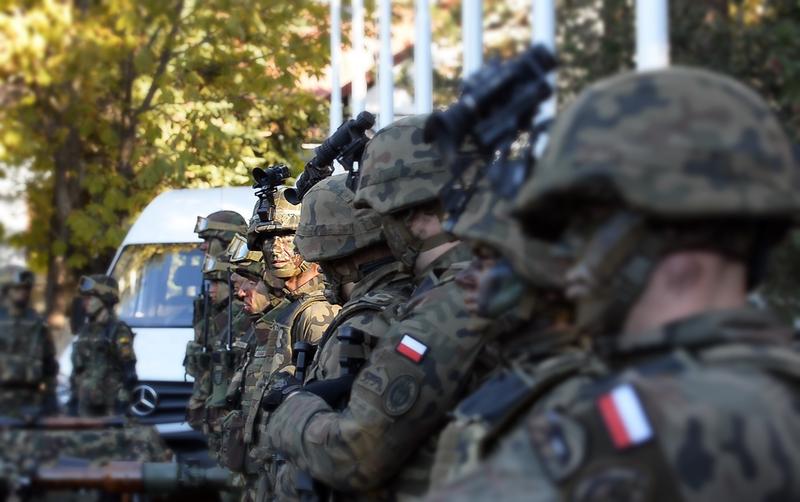 NATO soldiers from the Multinational Brigade from Craiova, Photo: HotNews.ro / Victor Cozmei