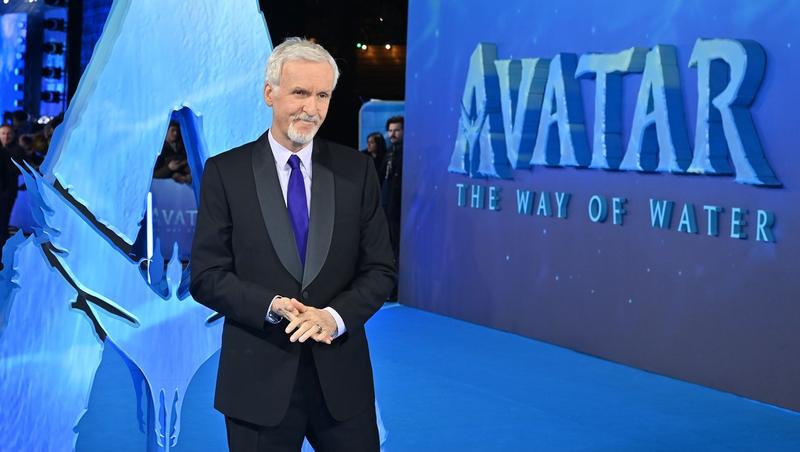 James Cameron at the premiere of 
