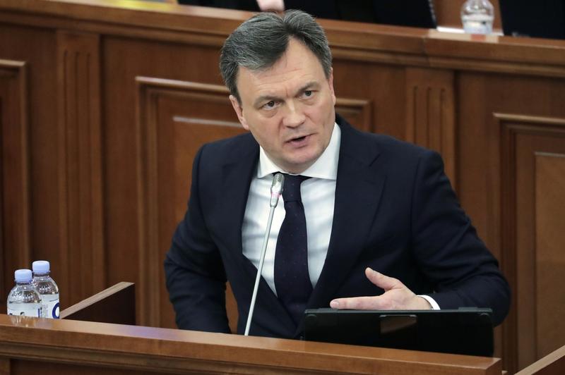 Dorin Recean in the Parliament of the Republic of Moldova, Photo: Rodion Proca / Sputnik / Profimedia