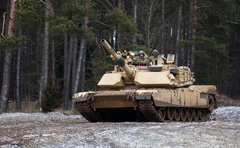 Tank Abrams M1A2, Photo: APFootage / Alamy / Alamy / Profimedia