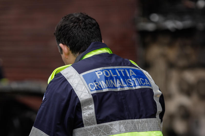 Criminal police officer, Photo: INQUAM Photos / Octav Ganea