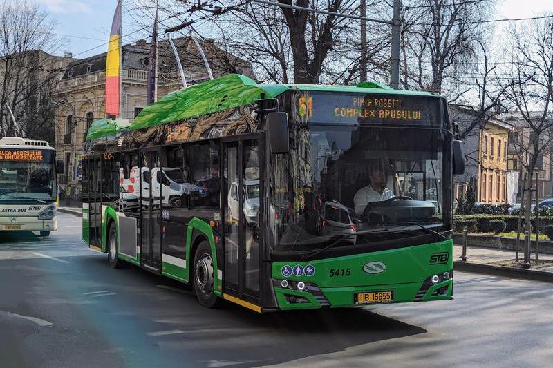 STB Solaris Trollino trolleybus in Bucharest, Photo: HotNews.ro / Victor Cozmei