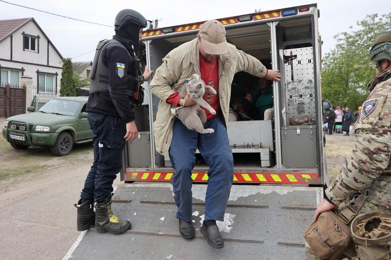 War in Ukraine: Civilians evacuated from Vovchansk, Kharkiv region, Photo: Vyacheslav Madiyevskyy / UkrInform / Profimedia