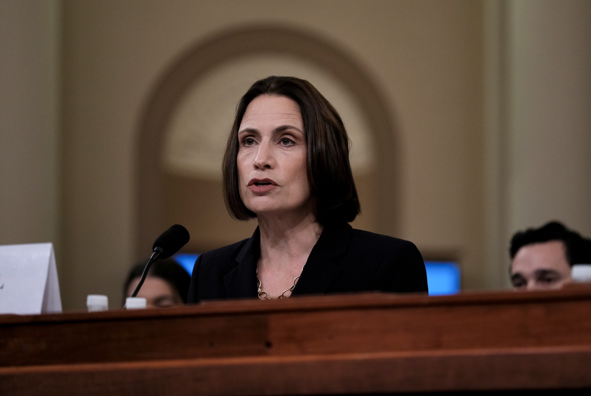 Fiona Hill, former White House top Russia adviser, during Donald Trump's impeachment proceedings in Washington, November 21, 2019.