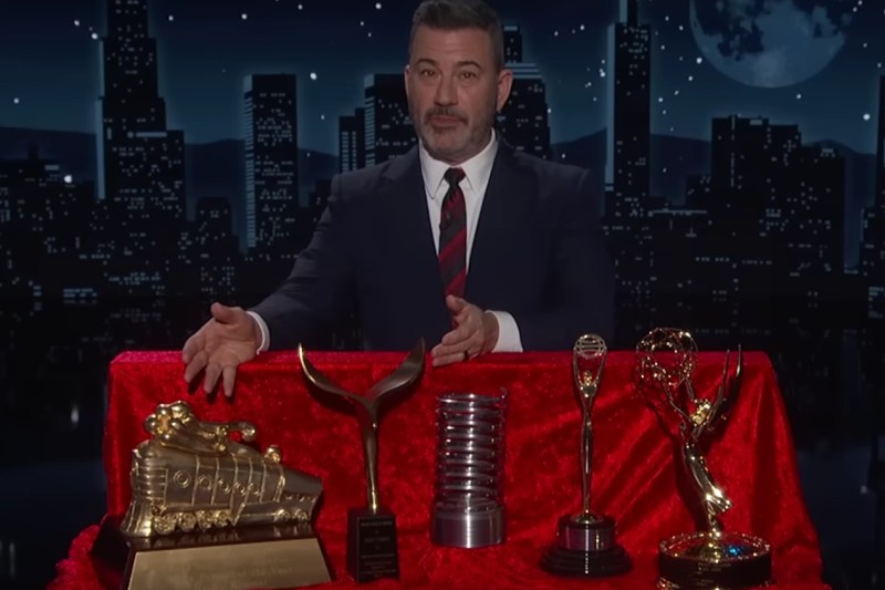 VIDEO After Trump received his Nobel Prize medal, comedian Jimmy Kimmel also presents him with his awards, but with a condition