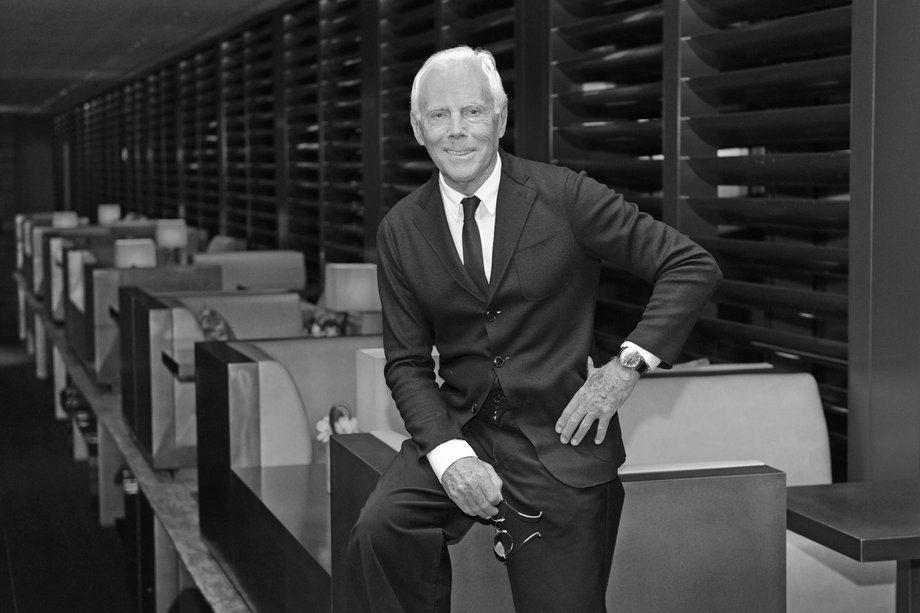 Giorgio Armani built a fashion empire, which he owned fully until the end of his life