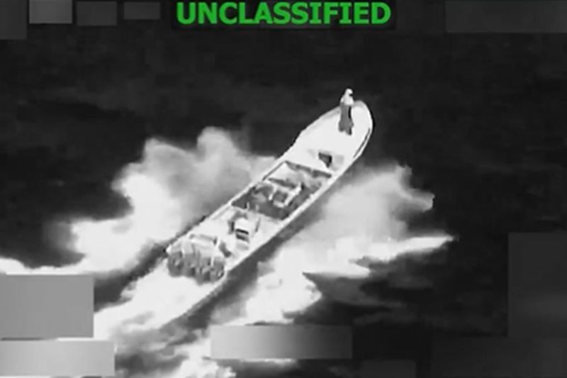 VIDEO The first drug ship destroyed by the US in the Pacific, after the fall of the Maduro regime