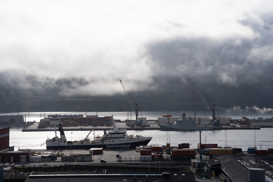 Port in Nuuk, the capital of Greenland
