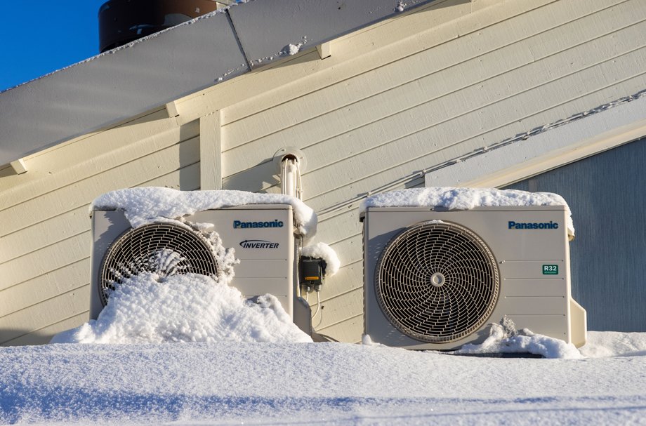 Heat pump in winter
