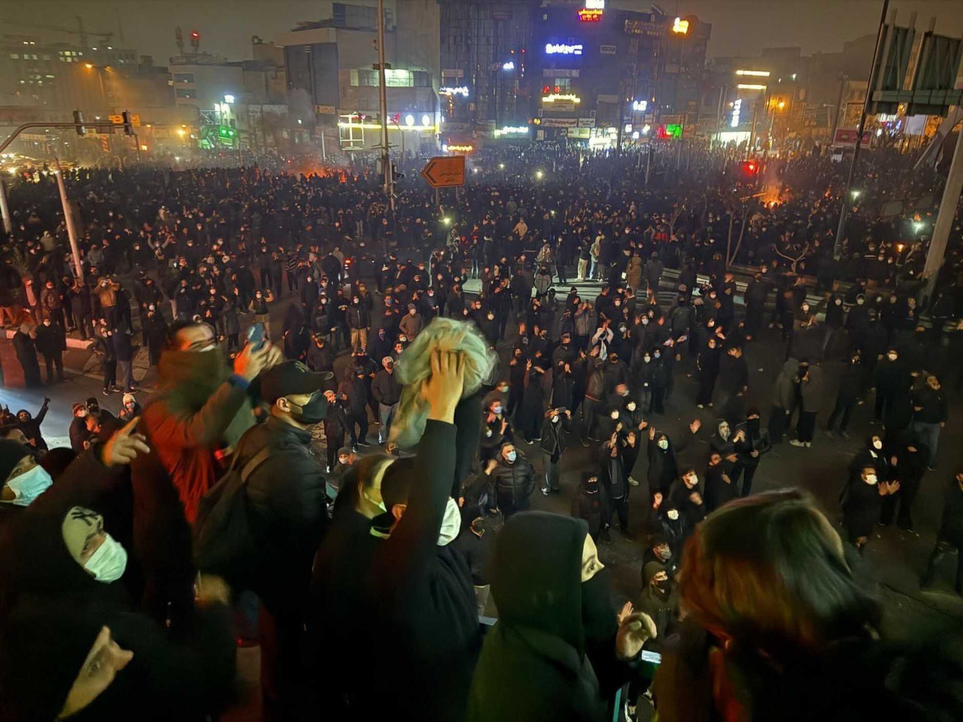 Protests against the regime in Iran, Tehran, January 10, 2026.